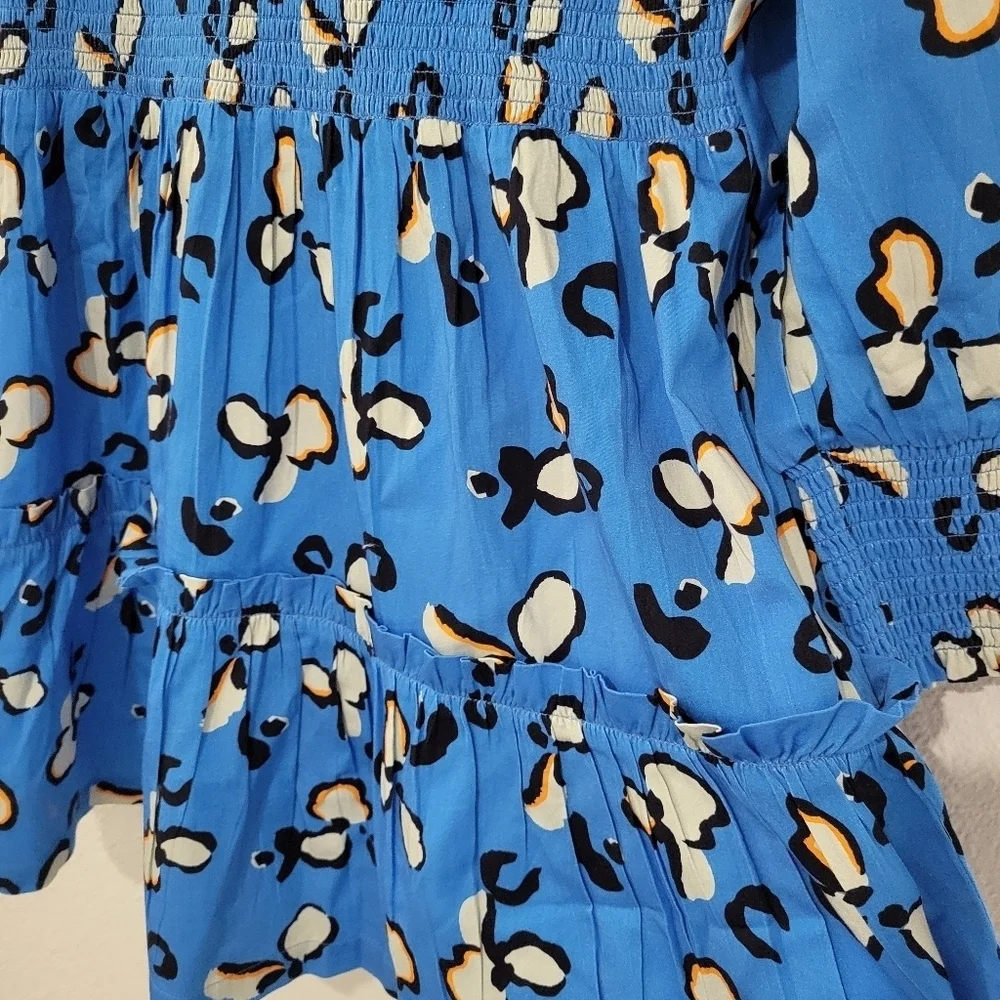Briton Court Carolina Smocked Mini Dress, Sz M NWT - Picture 9 of 12